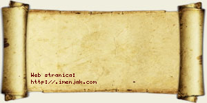 Anđela Ćosović vizit kartica